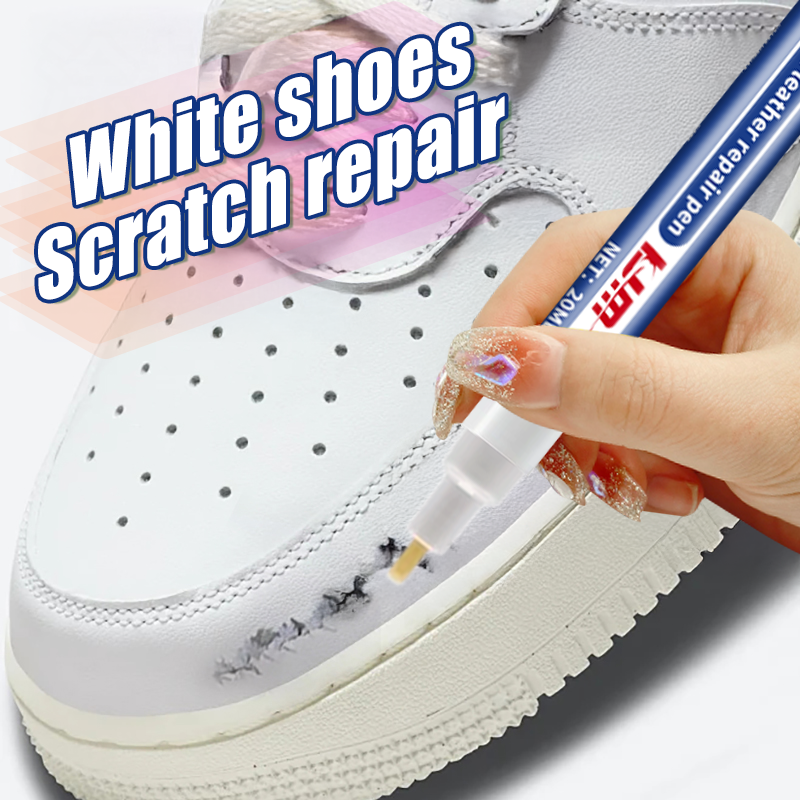 Embroidery Art Painting - White Sneaker Repair Pen Shoe Touch