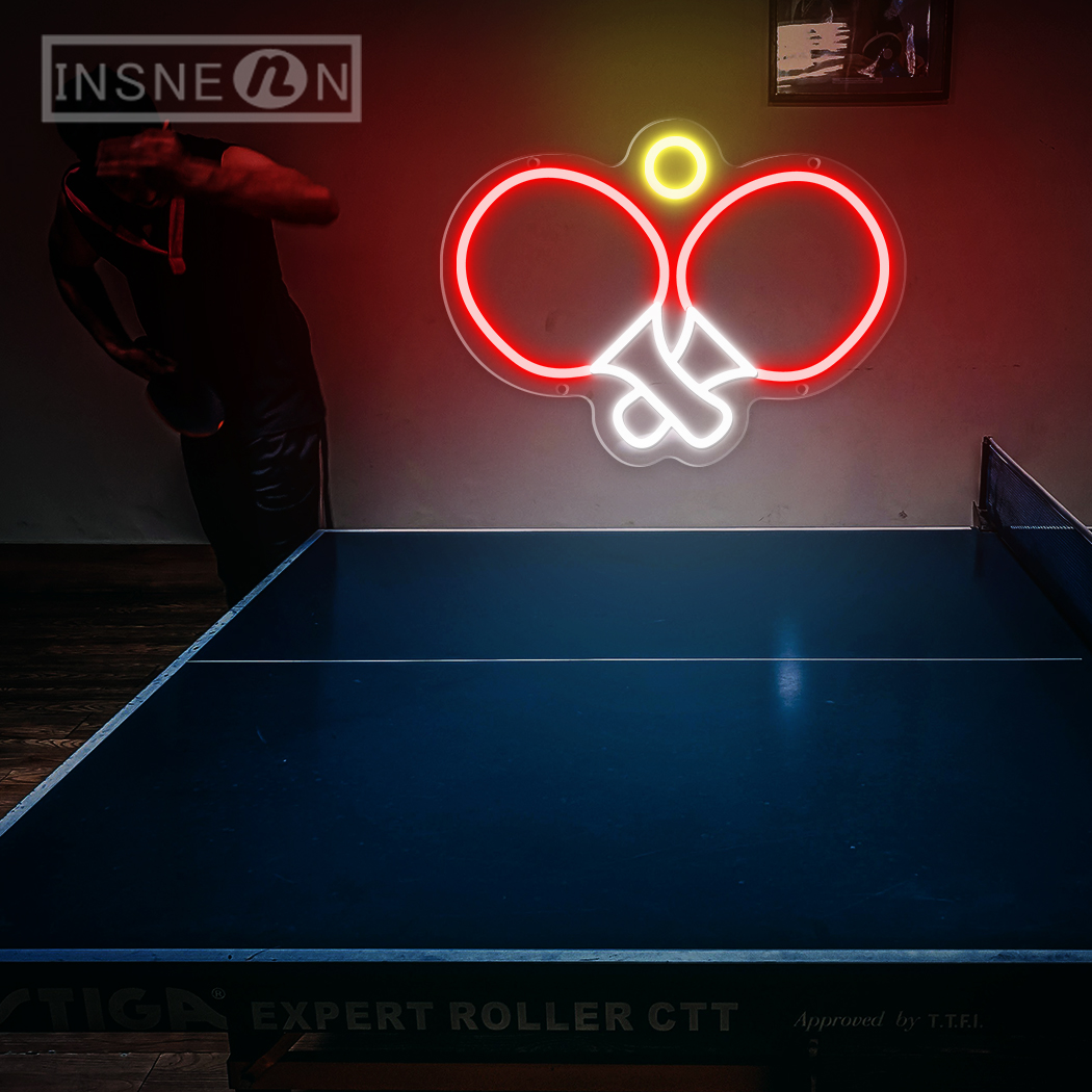 Embroidery Studio - Table Tennis Neon Signs LED Commercial
