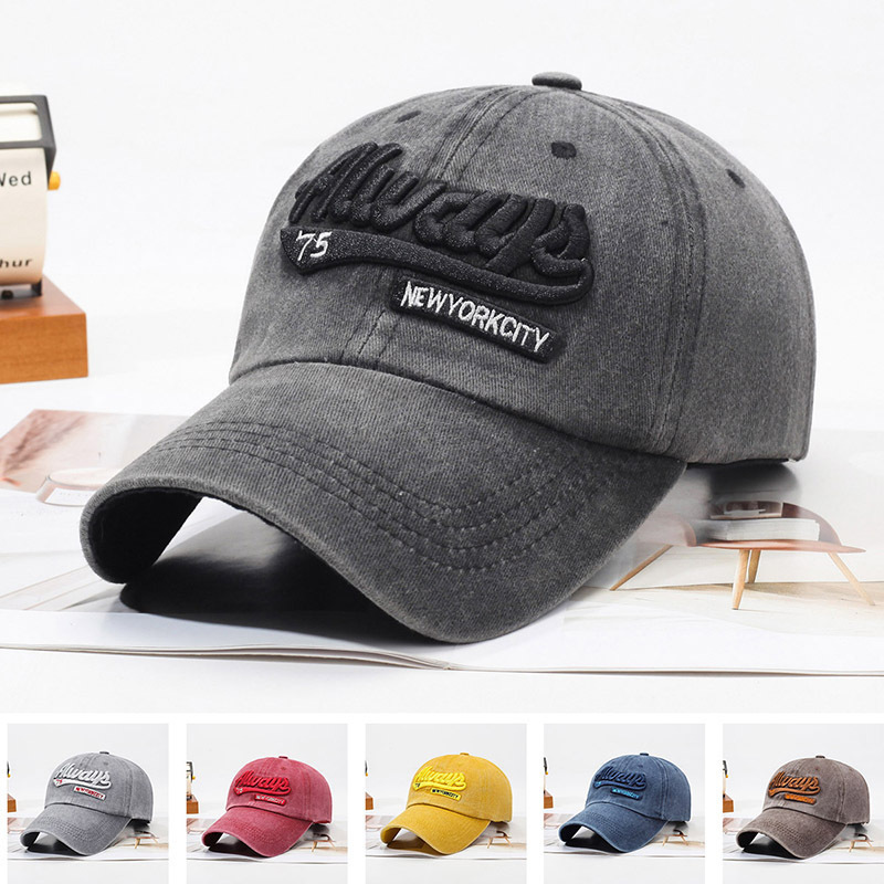 Embroidery Alphabet Designs - 2026 Spring/Summer Unisex Cotton Baseball Cap