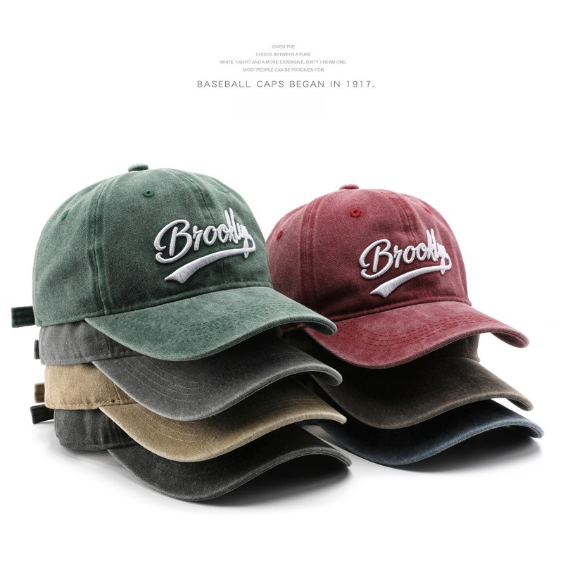Embroidery Alphabet Designs - 2025 Spring/Summer Unisex Cotton Baseball Cap