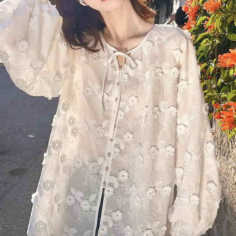 Women 3D Floral Embroidery Tie - огляд і ціна Embroidery A
