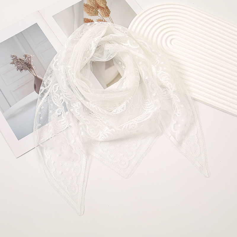 Women Lace Triangle Scarf for  - огляд і ціна Embroidery Veil