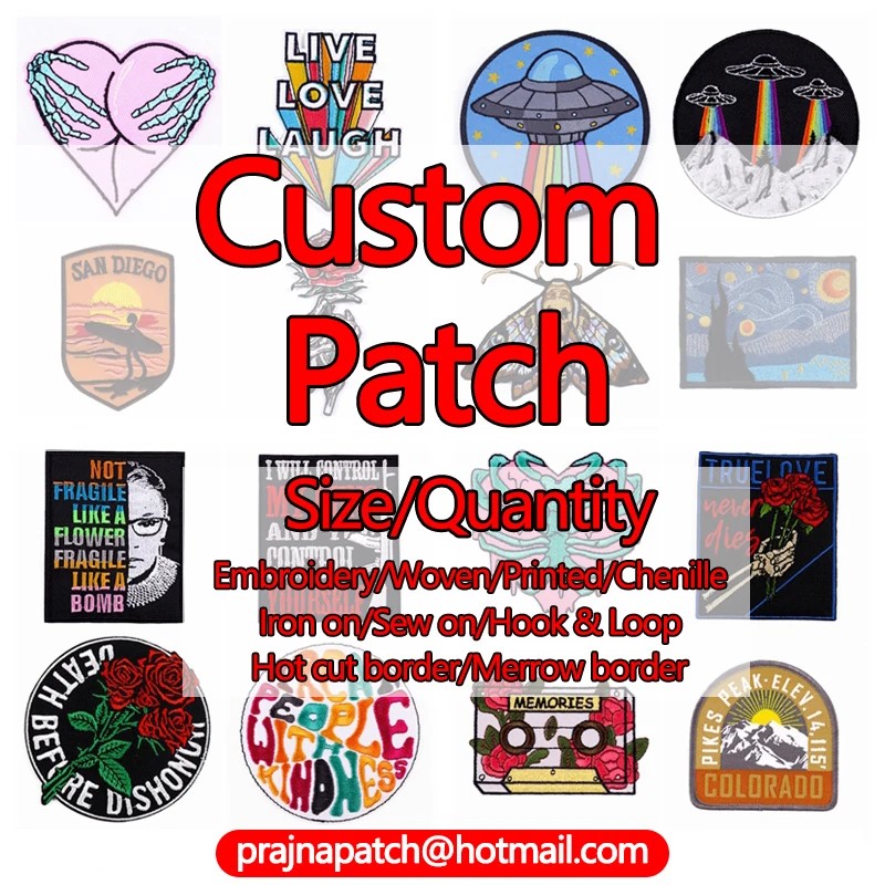 Customizable Embroidery Patch  - огляд і ціна Embroidery Name Designs