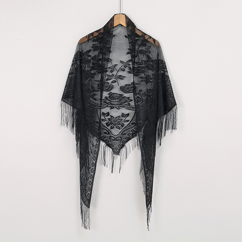 New Embroidery Lace Scarf Shaw - огляд і ціна Embroidery Veil