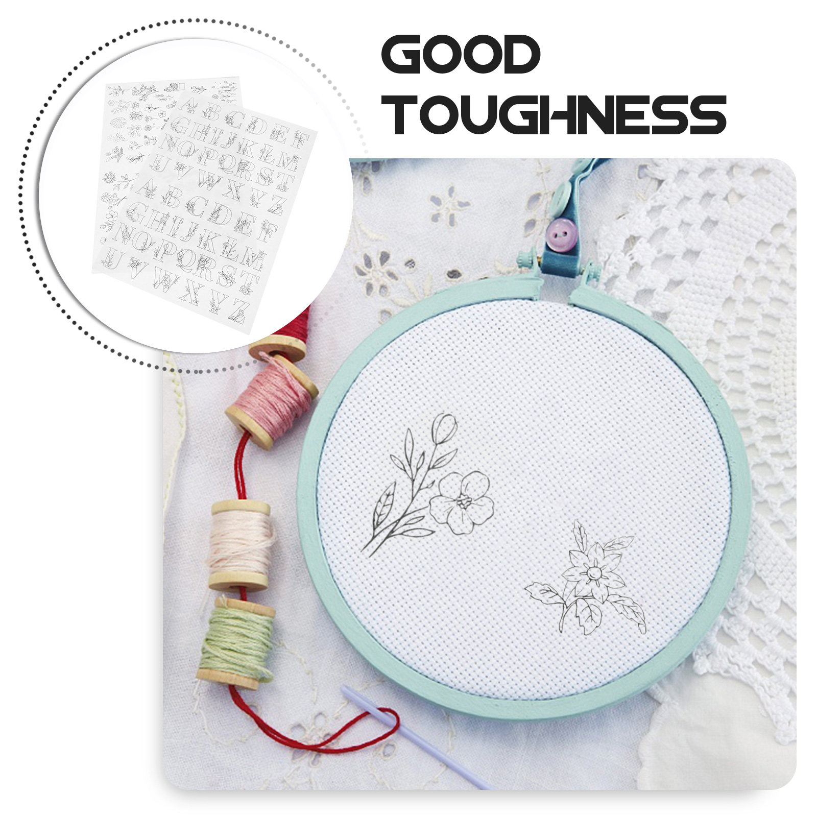 2pcs Sewing Patterns Templates - огляд і ціна Embroidery Alphabet Designs