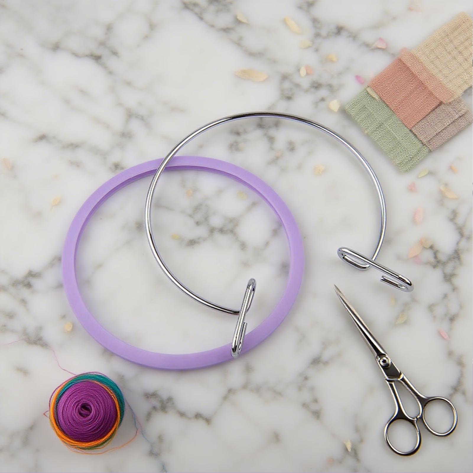 Hoop For Cross Stitching Metal - огляд і ціна Embroidery In The Piece