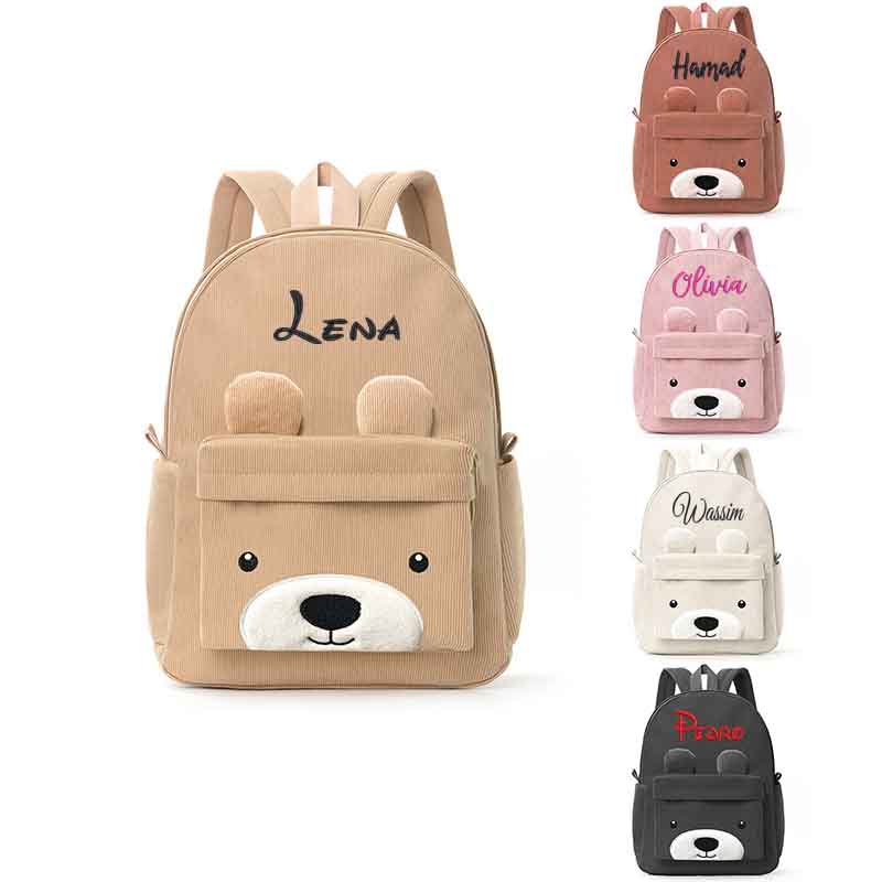 Custom Corduroy Backpack,Eleme - огляд і ціна Embroidery Name Designs