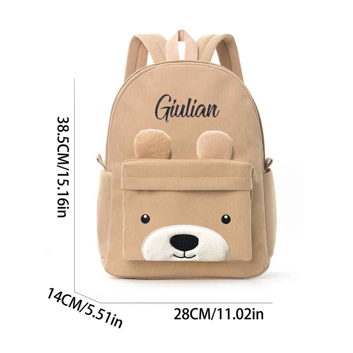 Custom Corduroy Backpack,Eleme - огляд і ціна Embroidery Name Designs