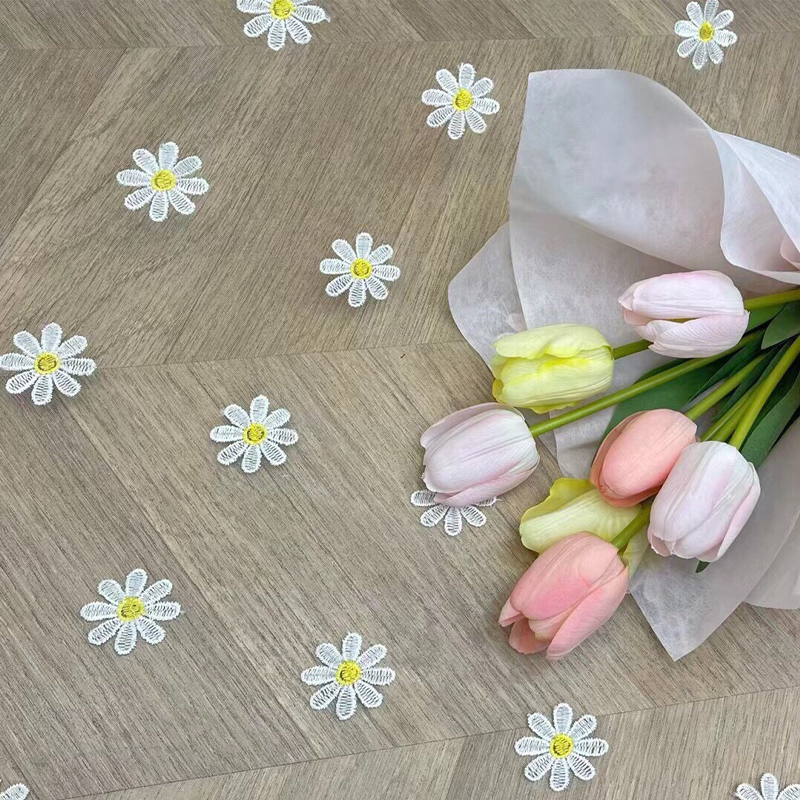 150cm Wide Daisy Embroidery La - огляд і ціна Embroidery Veil