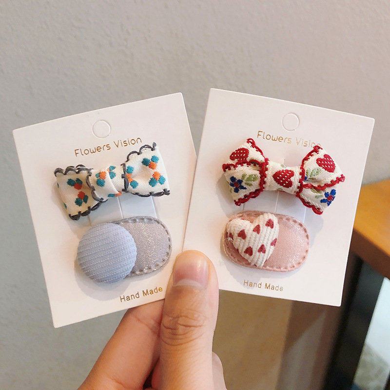 2pcs/lot Children Hair Pins Fl - огляд і ціна Embroidery Love