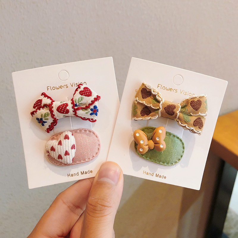 2pcs/lot Children Hair Pins Fl - огляд і ціна Embroidery Love