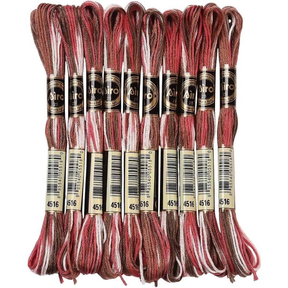 10 Skeins 6 Strands Red Embroi - огляд і ціна Embroidery Red