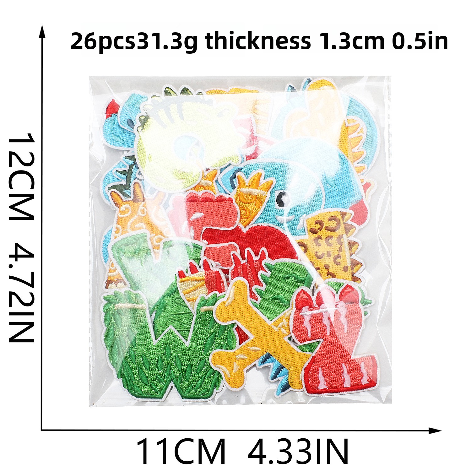 10PCS Wholesale Colorful Engli - огляд і ціна Embroidery Alphabet Designs
