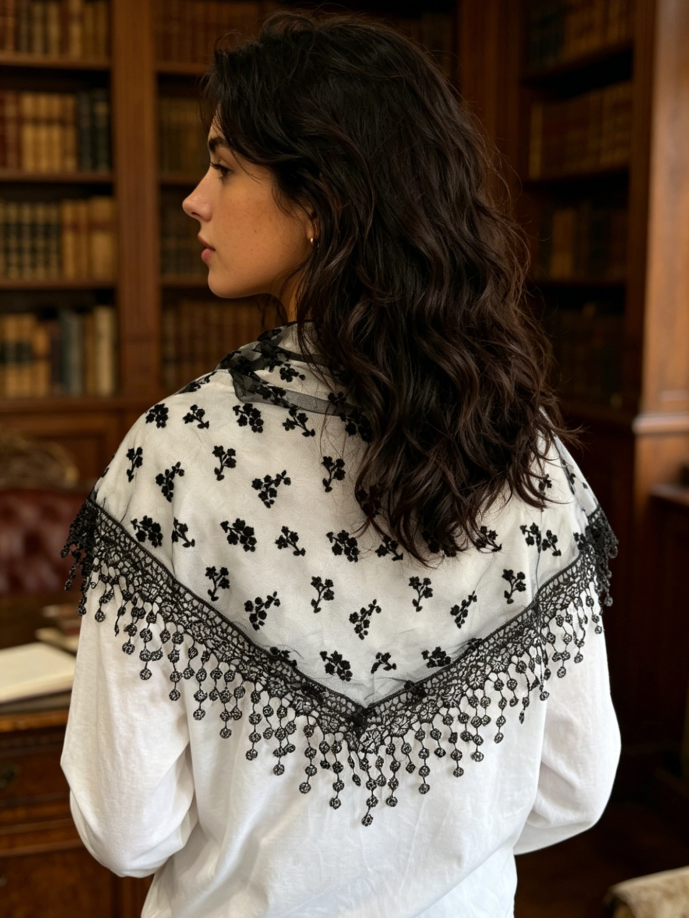 1pc Small Flower Embroidered T - огляд і ціна Embroidery Veil