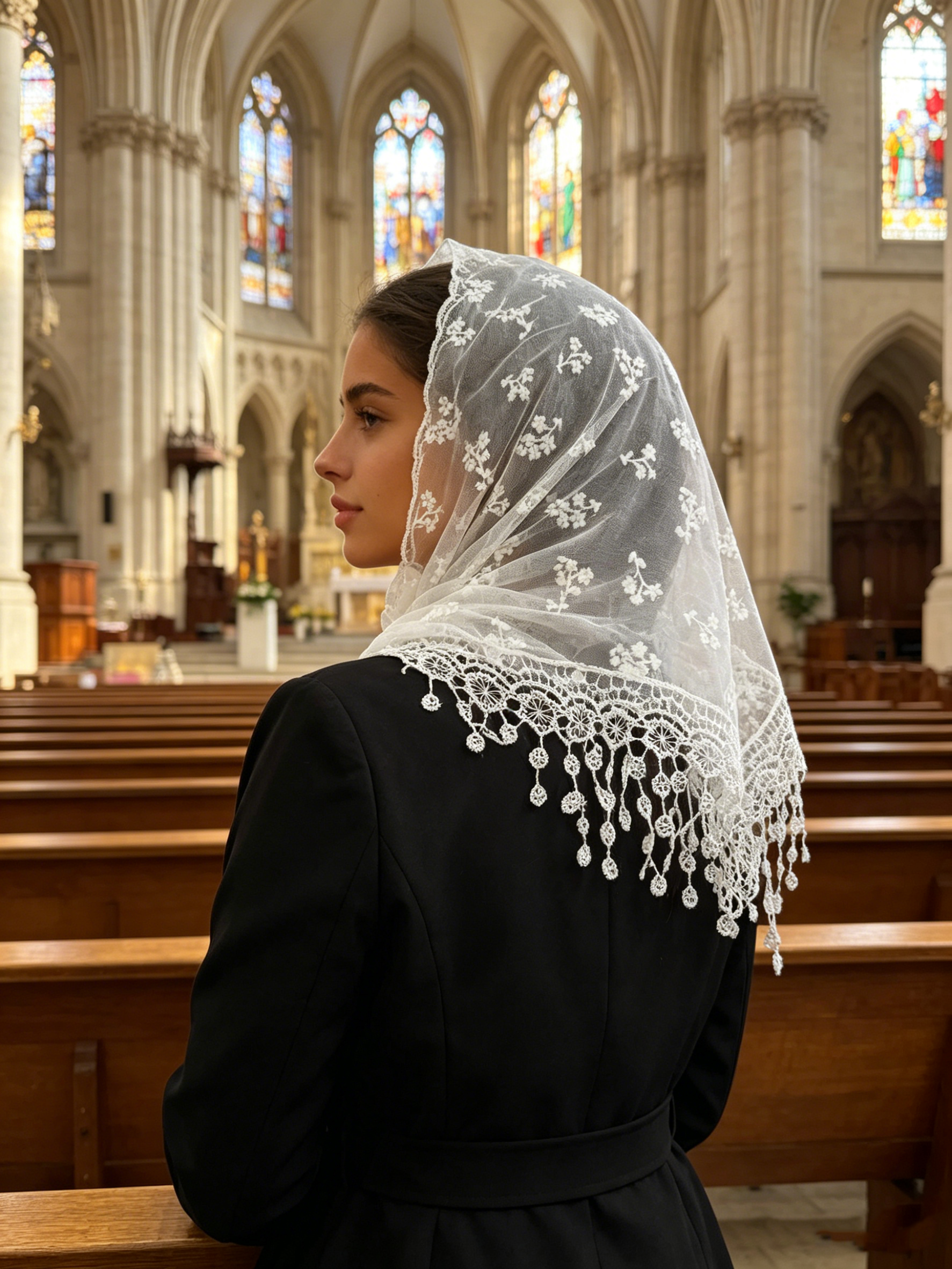 1pc Small Flower Embroidered T - огляд і ціна Embroidery Veil