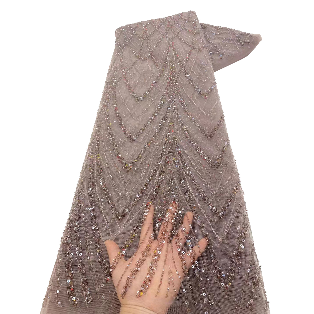 Luxury African Sequins Beaded  - огляд і ціна Embroidery Gradient