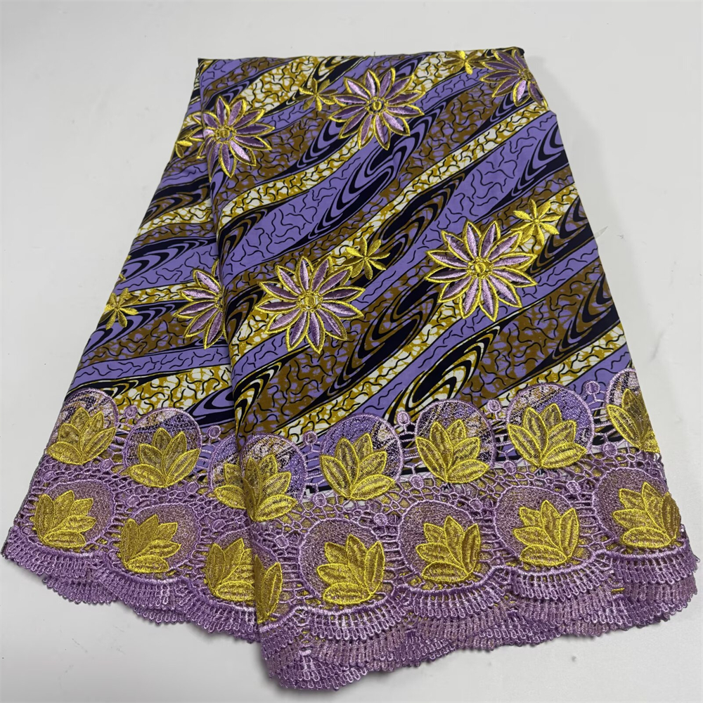 Wax Lace African Fabric French - огляд і ціна Embroidery Yellow Dress
