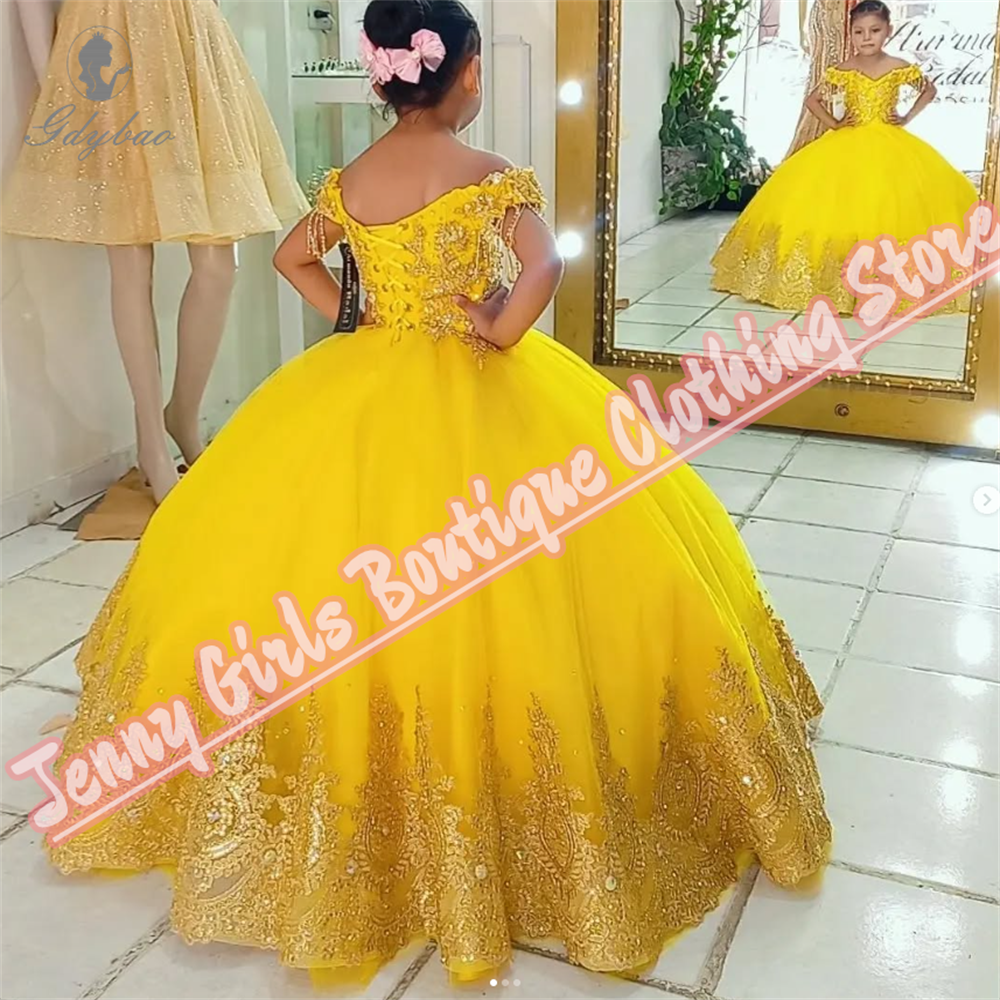Yellow Beautiful Girl Birthday - огляд і ціна Embroidery Yellow Dress