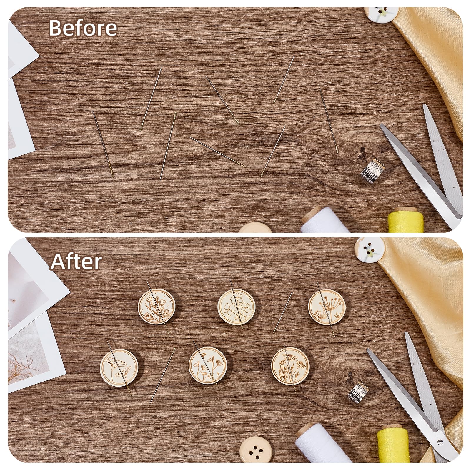 2pcs/set Round Magnetic Needle - огляд і ціна Needle Minder Magnet