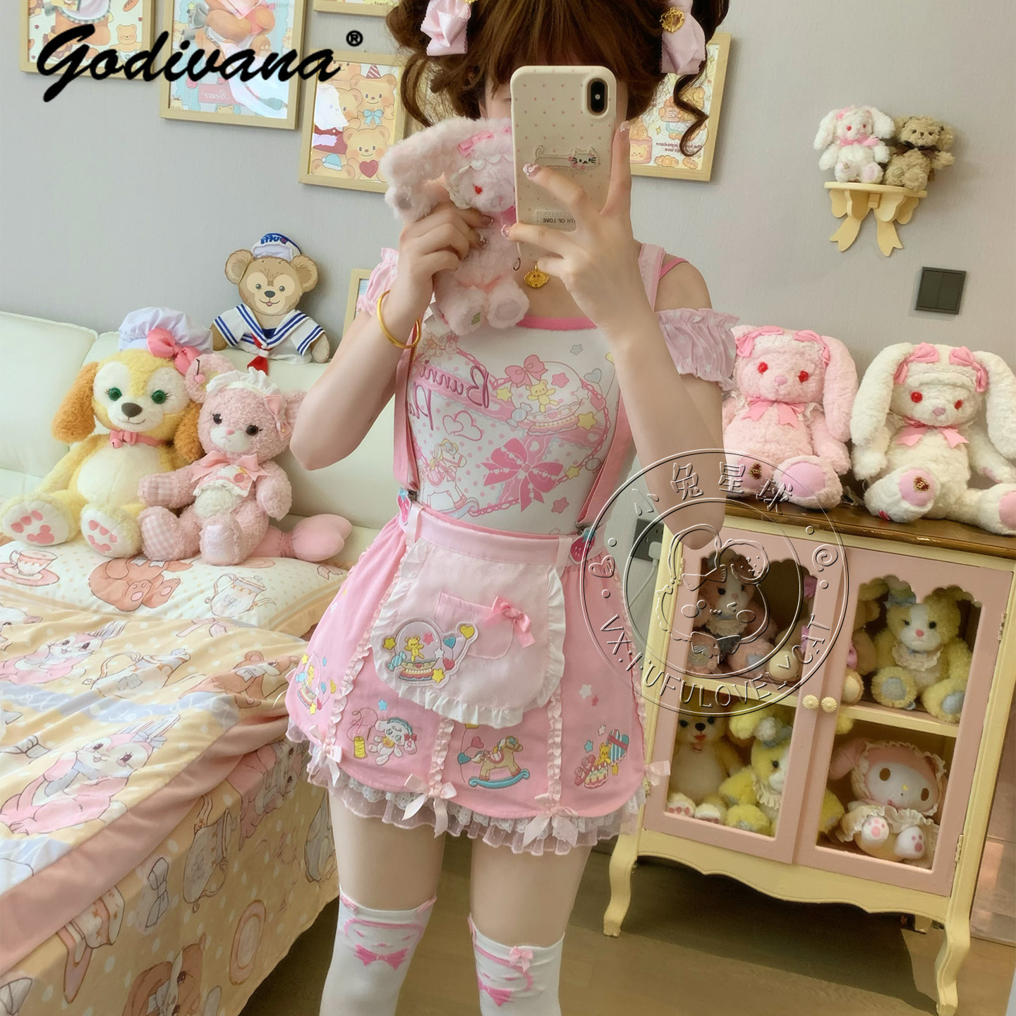 Lolita Daughters Clothes Cute  - огляд і ціна Embroidery On Shirt