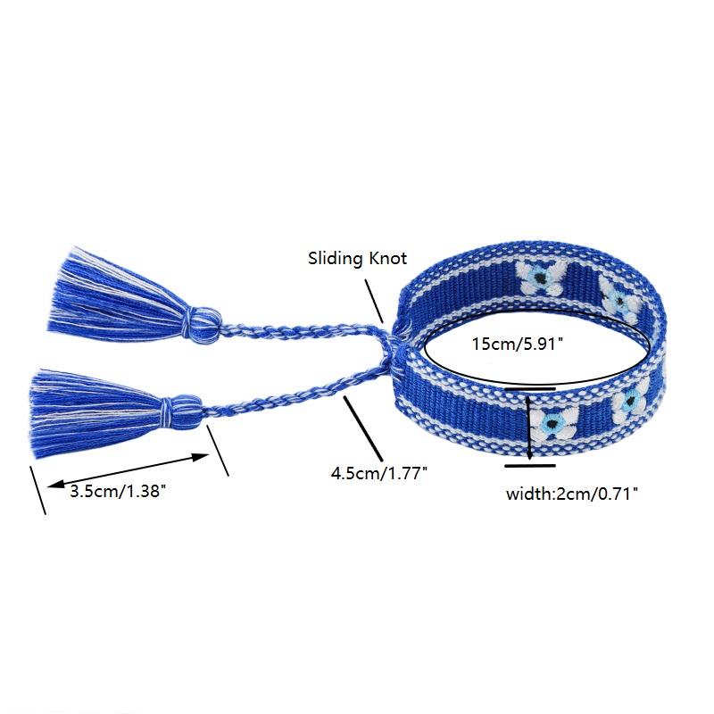 Fashion Woven Bracelets Stacka - огляд і ціна Embroidery Eyelet