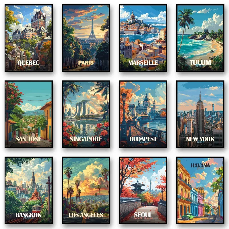 Modern Classics Famous Archite - огляд і ціна Embroidery Art Painting