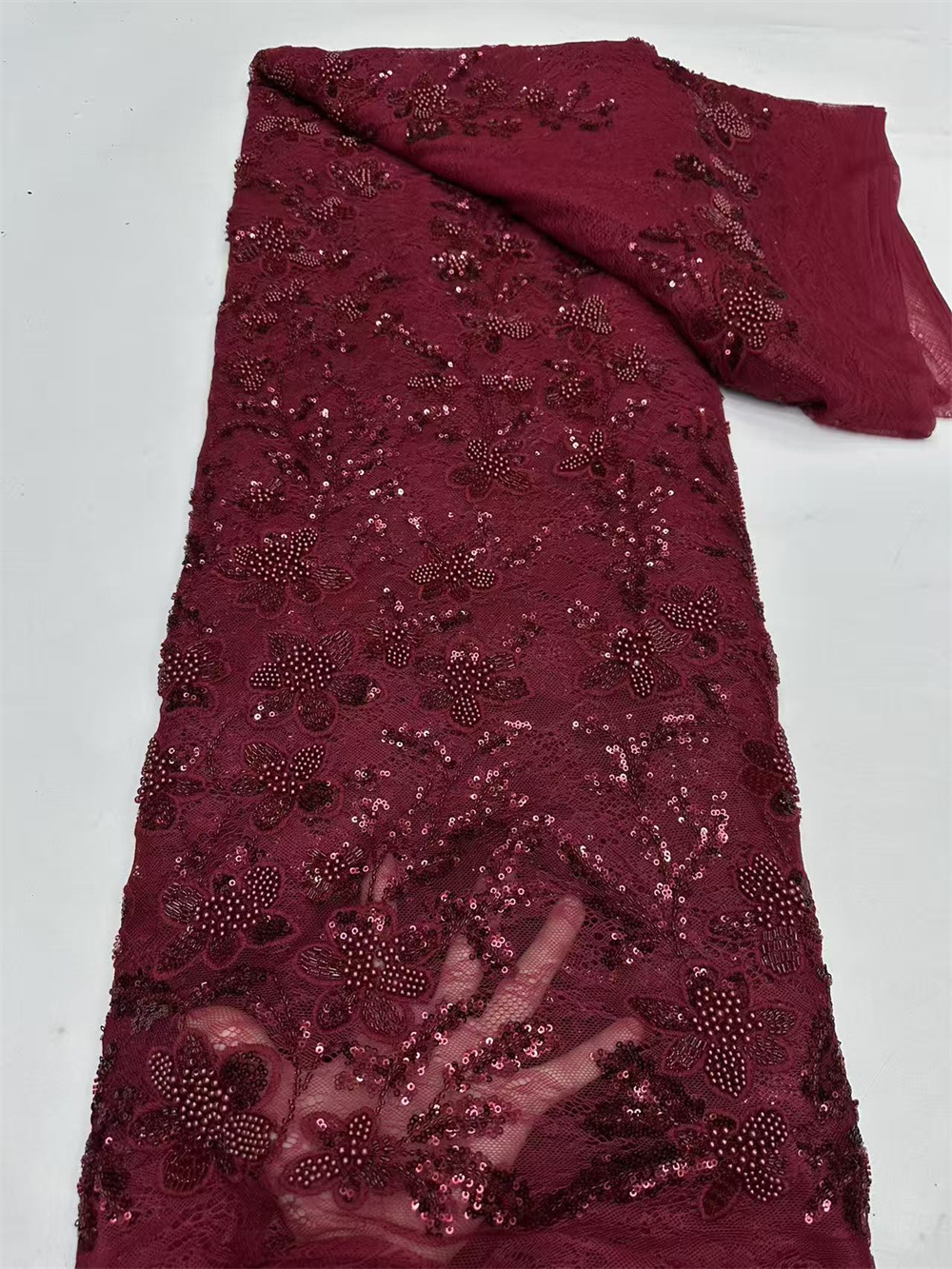 Luxury African Sequence Lace F - огляд і ціна Embroidery Gradient