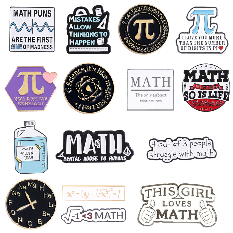 Creative Math Enamel Brooches  - огляд і ціна Embroidery Love