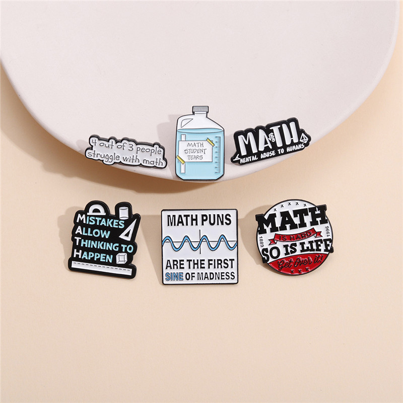 Creative Math Enamel Brooches  - огляд і ціна Embroidery Love
