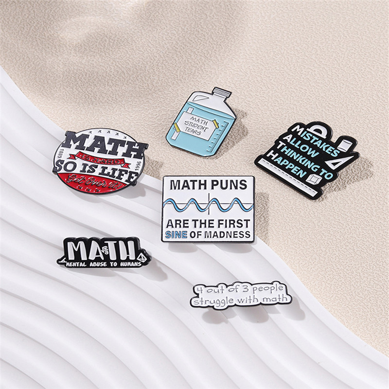 Creative Math Enamel Brooches  - огляд і ціна Embroidery Love