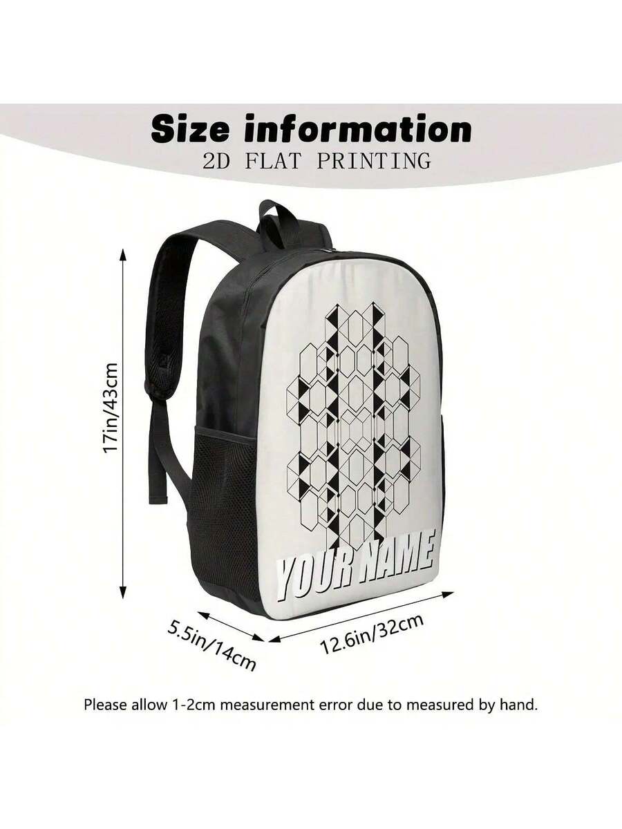 Customizable Black White Geome - огляд і ціна Embroidery Name Designs