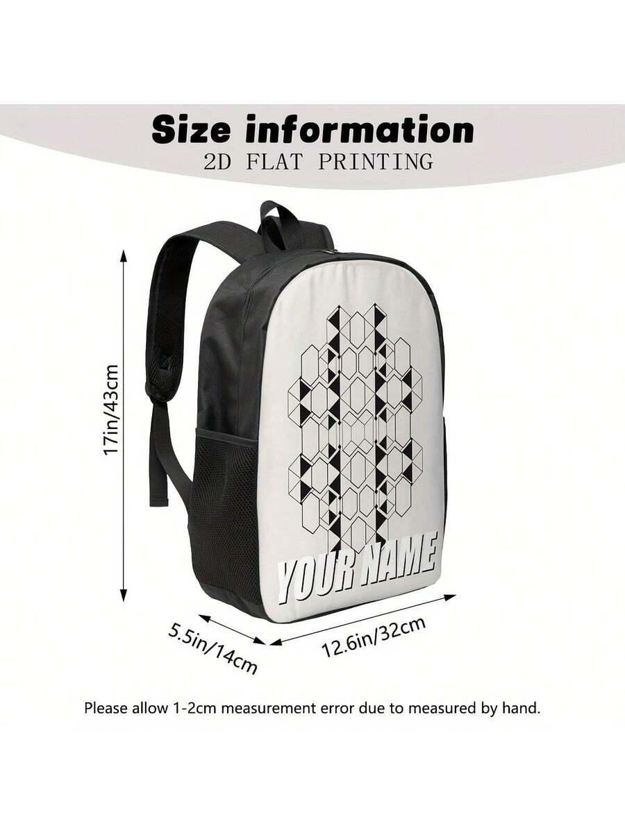 Customizable Black White Geome - огляд і ціна Embroidery Name Designs