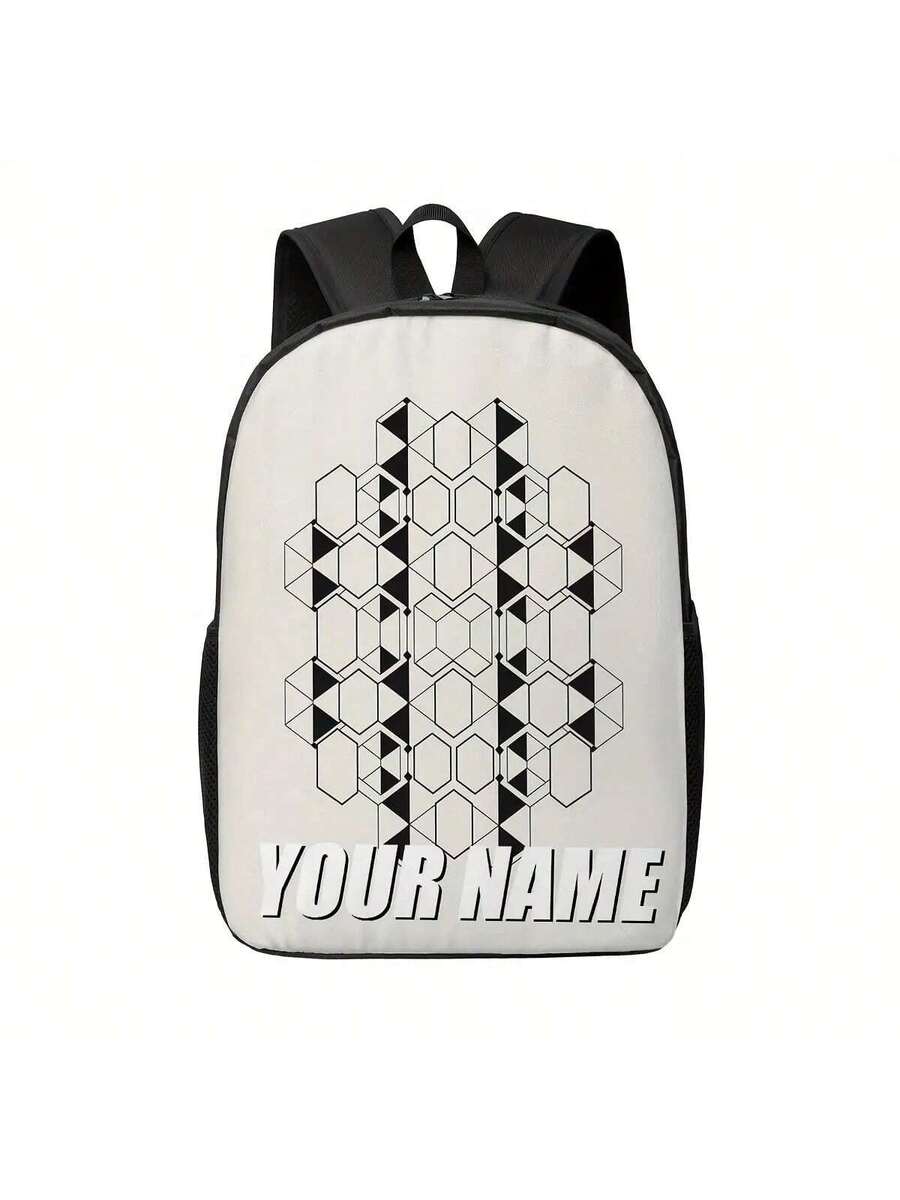 Customizable Black White Geome - огляд і ціна Embroidery Name Designs