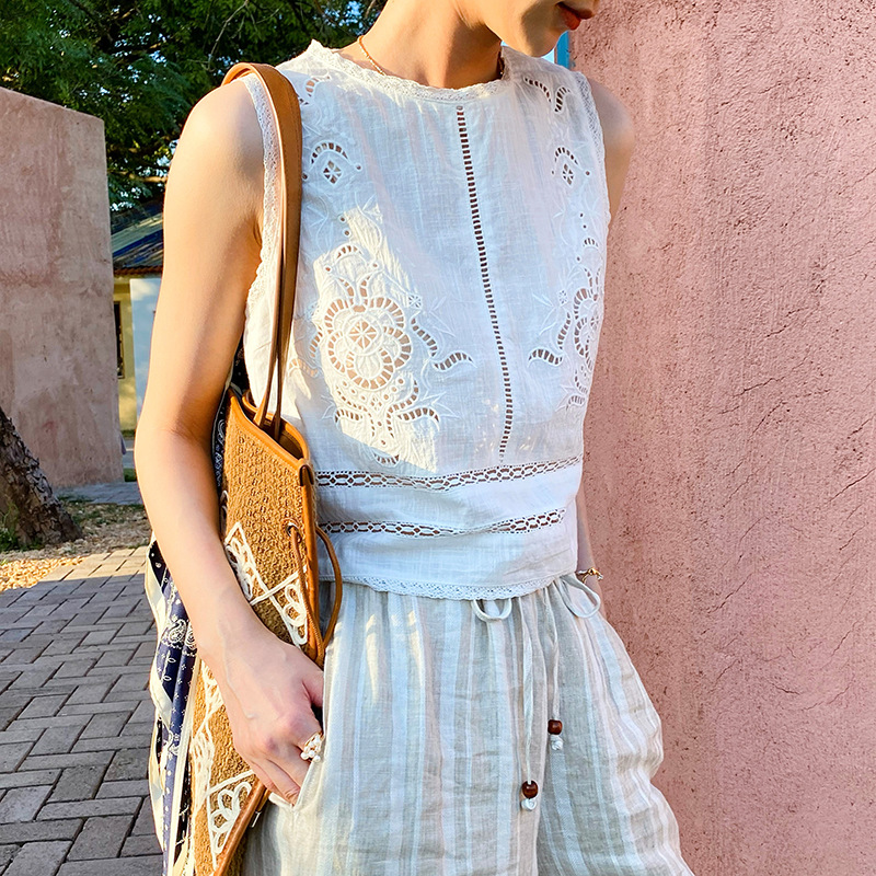 French Designer Boho White Cot - огляд і ціна Embroidery Eyelet