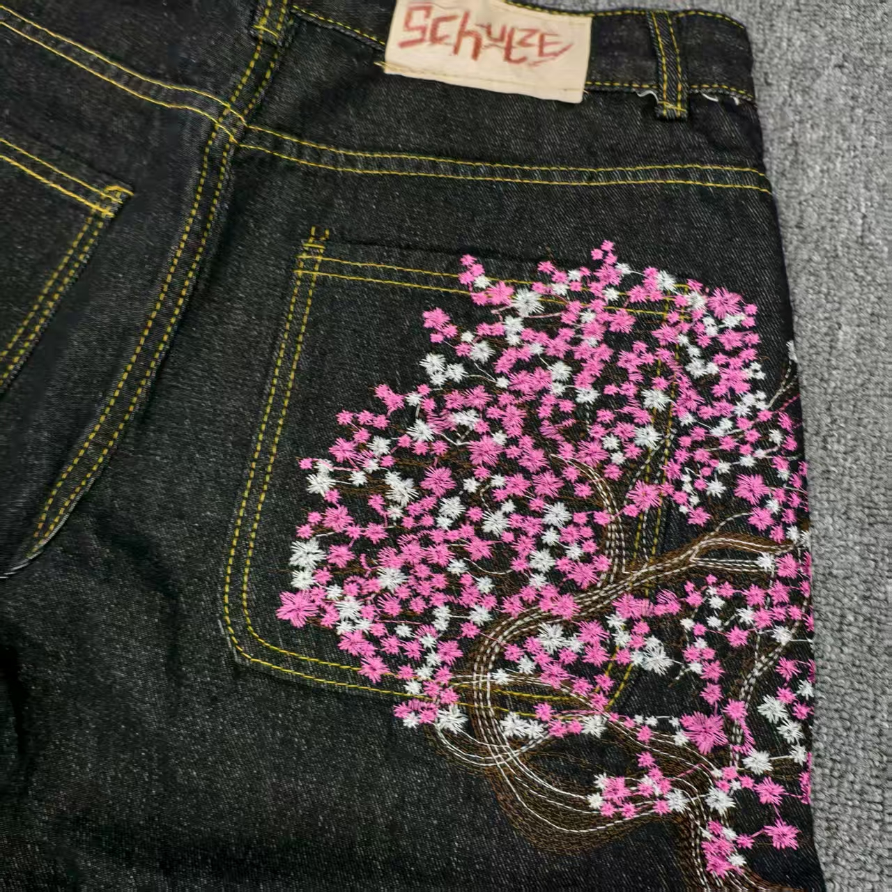 Sakura Pocket Embroidery Fashi - огляд і ціна Embroidery Jeans Sakura
