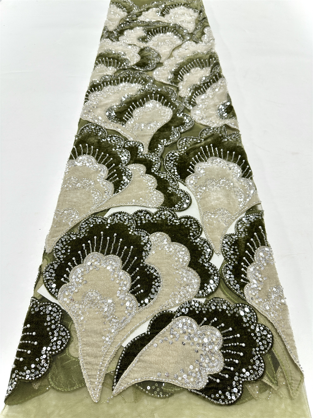 New African Velvet Lace Fabric - огляд і ціна Embroidery Gradient