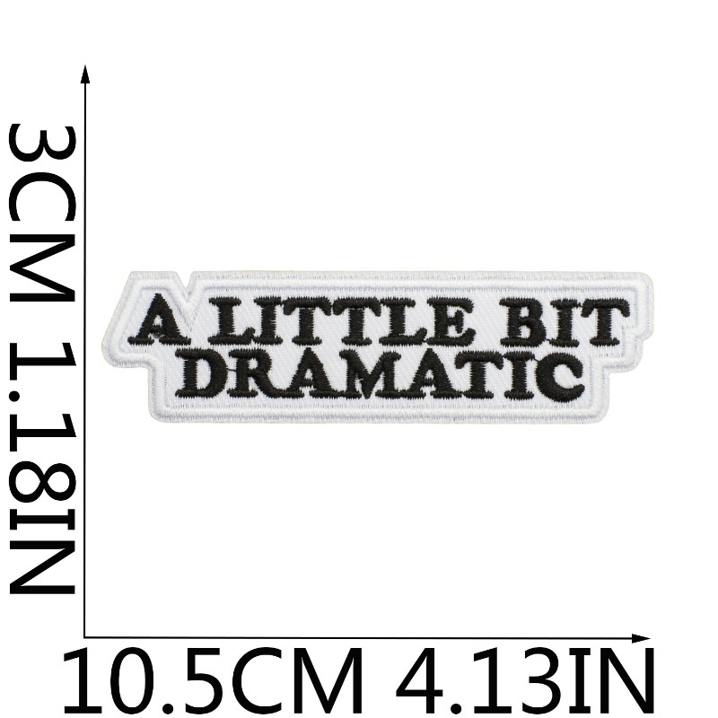 English Letters Black White Dr - огляд і ціна Embroidery On Black Shirt