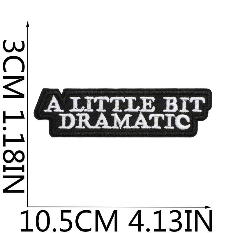 English Letters Black White Dr - огляд і ціна Embroidery On Black Shirt