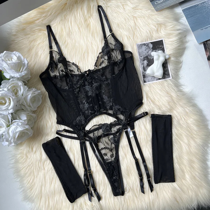 Lace Corset Sexy Sheer Mesh Br - огляд і ціна Embroidery Studio
