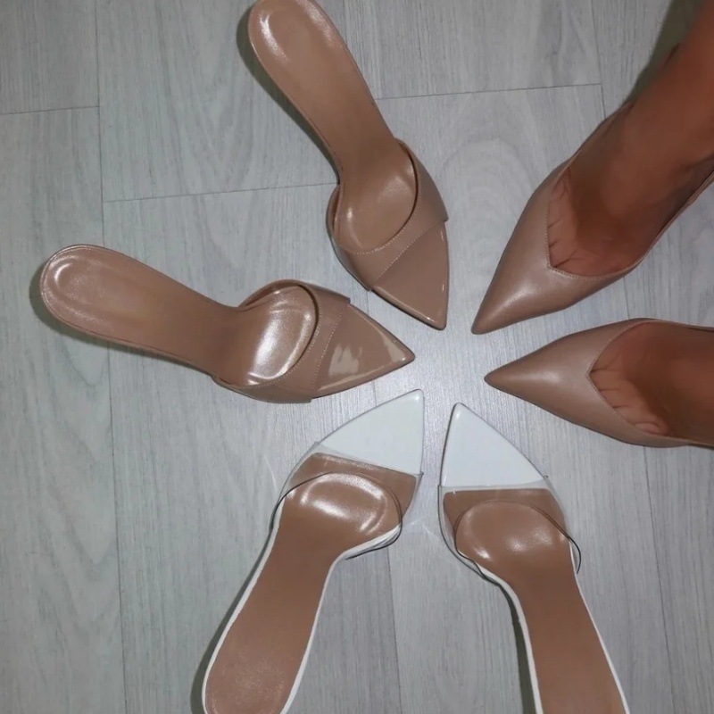 Pointed thin-heeled sandals su - огляд і ціна Embroidery Art Painting