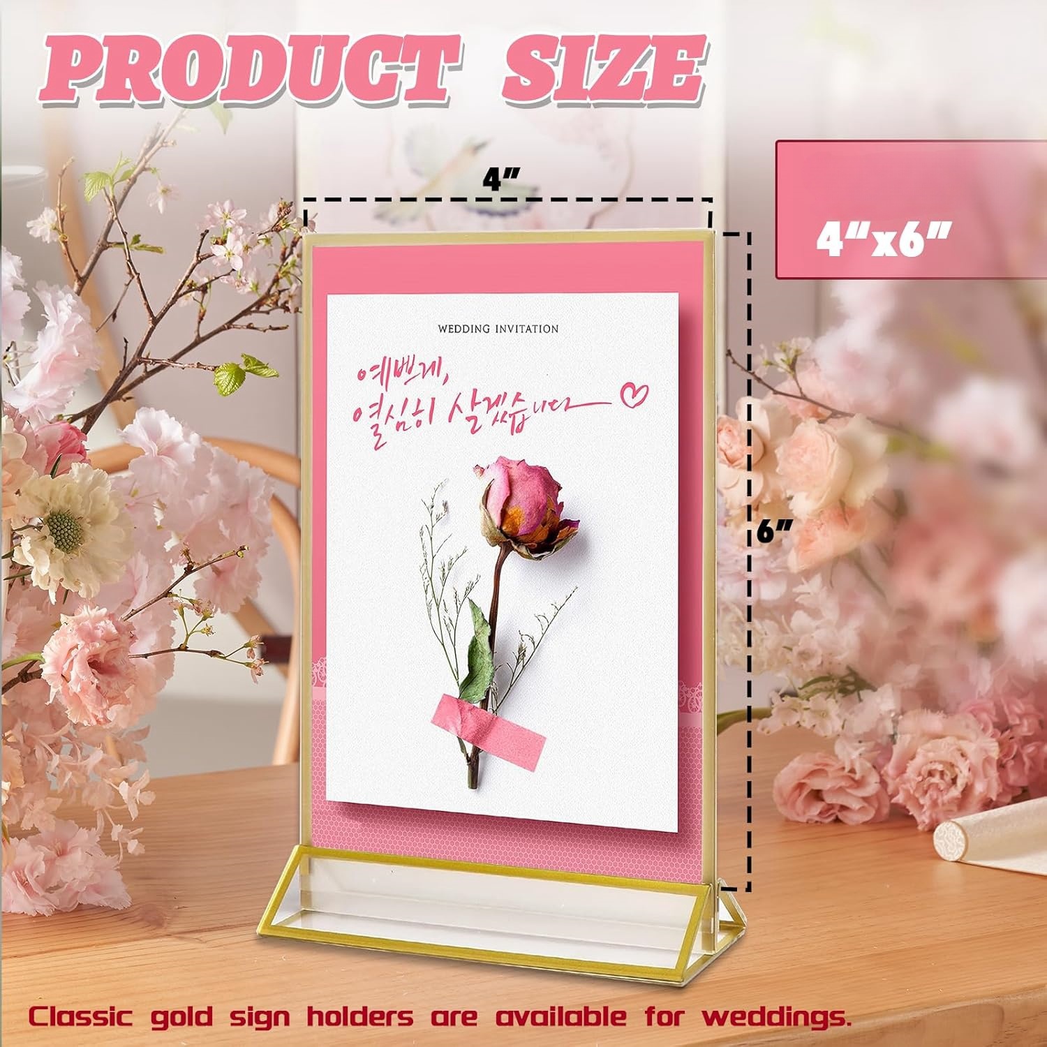 4x6inch Acrylic Sign Holder Wi - огляд і ціна Embroidery Studio