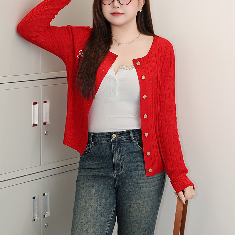Fashion Plus Size Women's Swea - огляд і ціна Embroidery Red