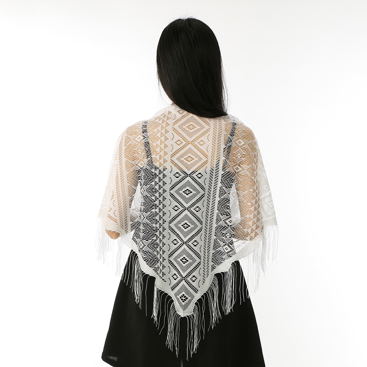 Fashion Lace Embroidery Triang - огляд і ціна Embroidery Veil
