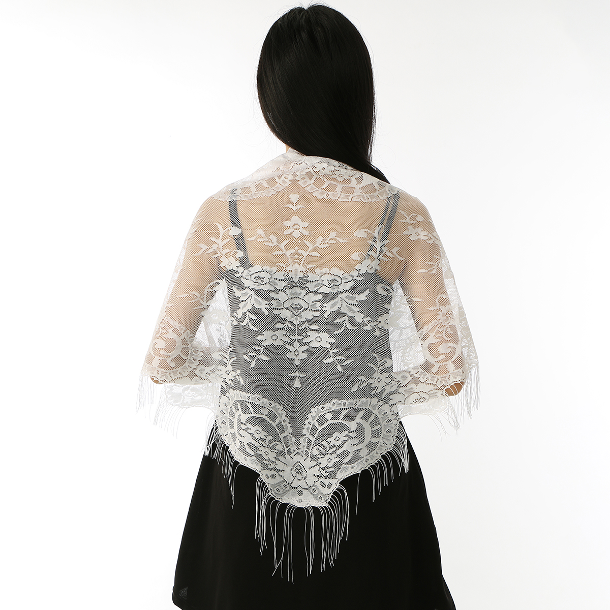 Fashion Lace Embroidery Triang - огляд і ціна Embroidery Veil