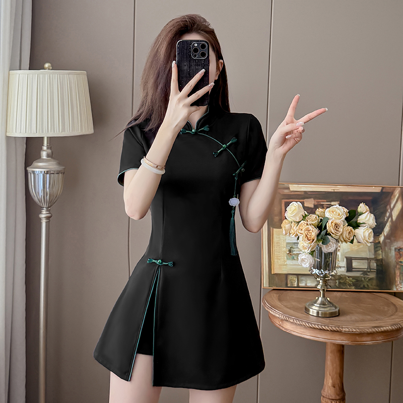 2026 New Chinese Style Black T - огляд і ціна Embroidery Red