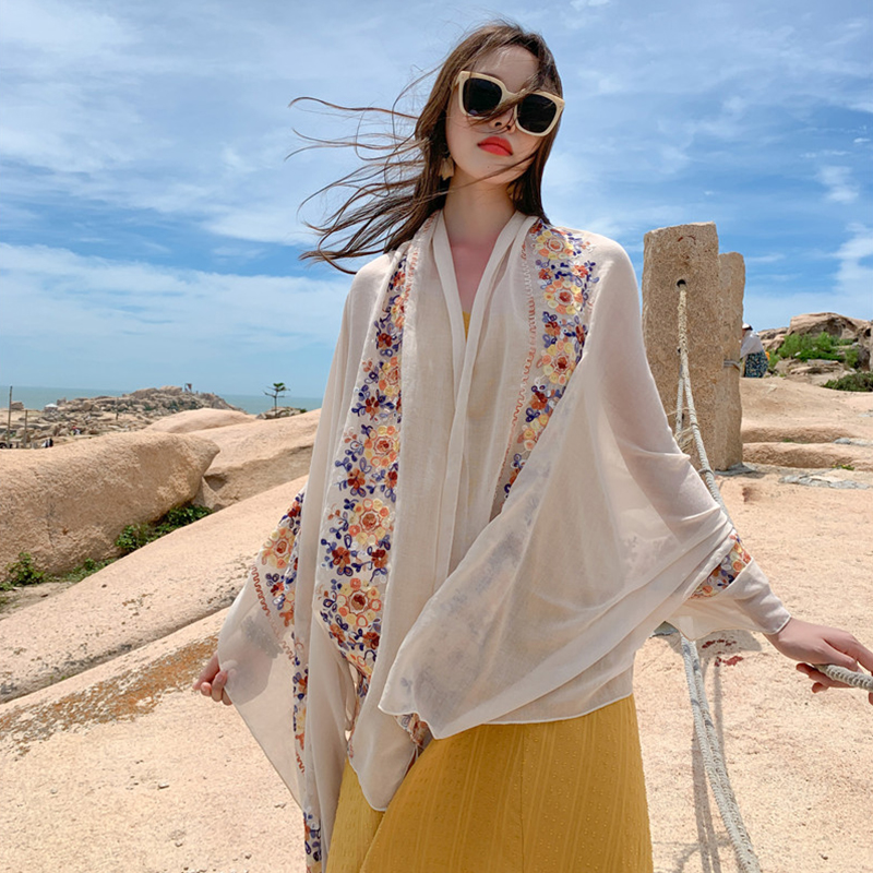 Four Seasons Muslim Women's He - огляд і ціна Embroidery Shawl