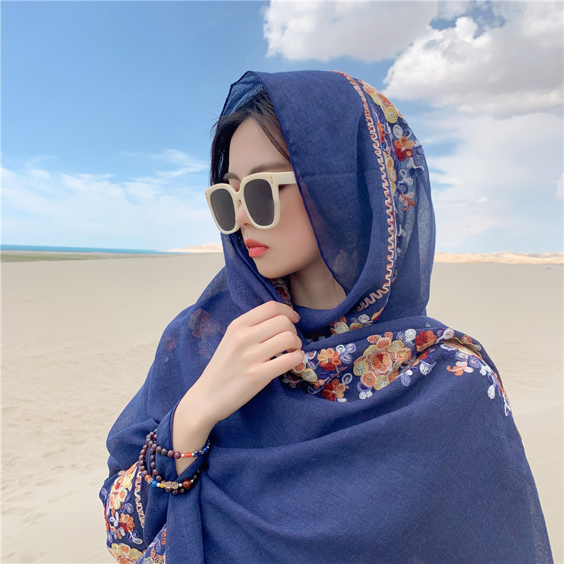Four Seasons Muslim Women's He - огляд і ціна Embroidery Shawl