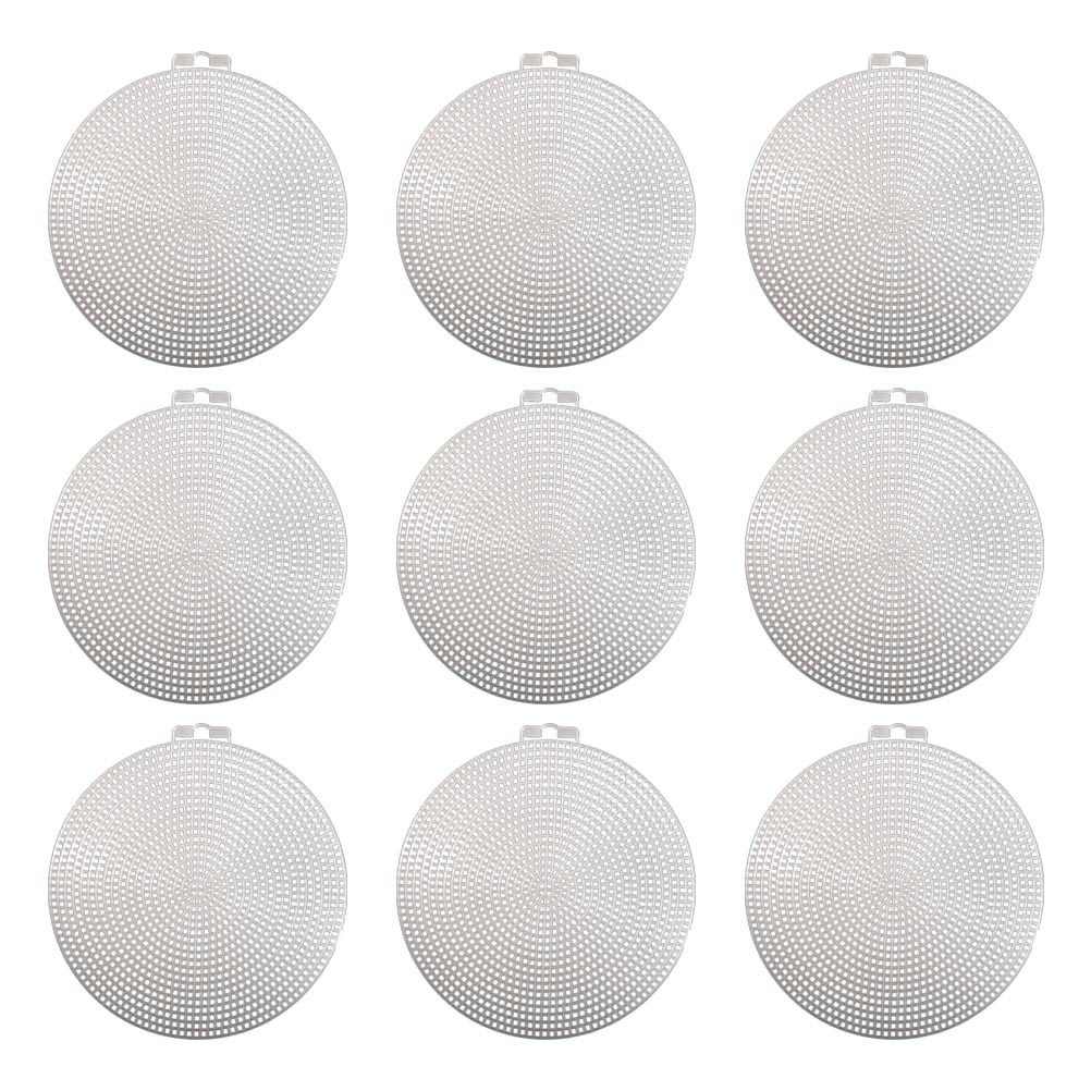 5 Pieces 14.7cm Round Plastic  - огляд і ціна Embroidery In The Piece