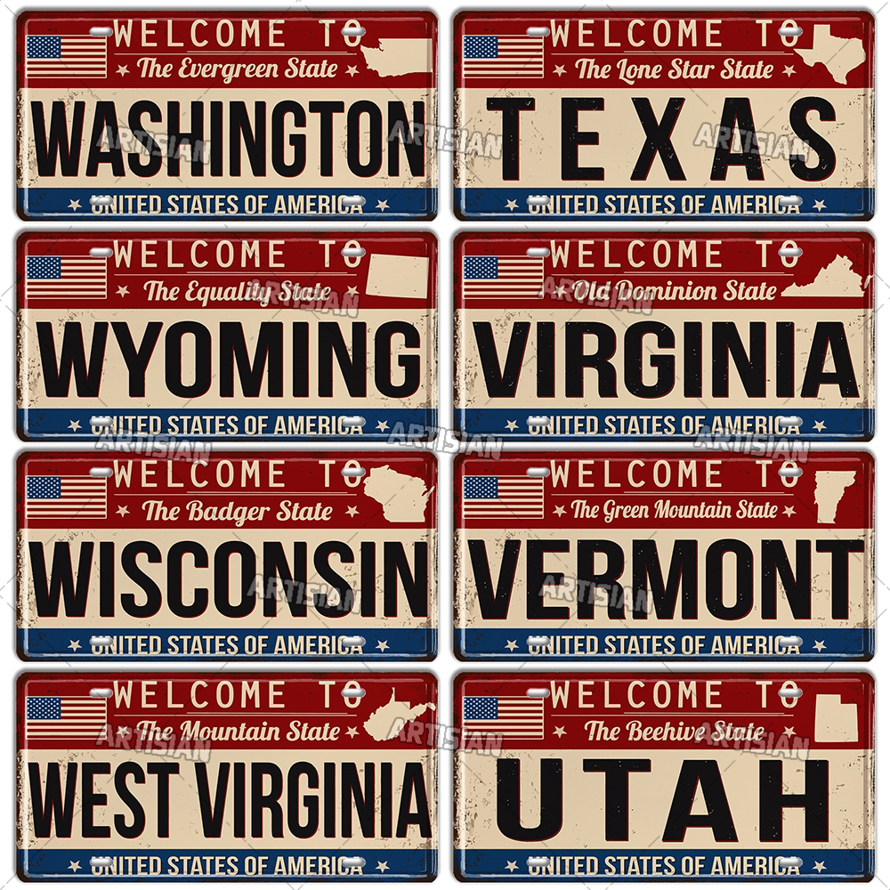 Artisian USA US License Plate  - огляд і ціна Embroidery Studio