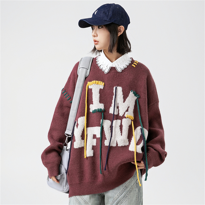 Ladies Oversize Sweater Woman  - огляд і ціна Embroidery Alphabet Designs